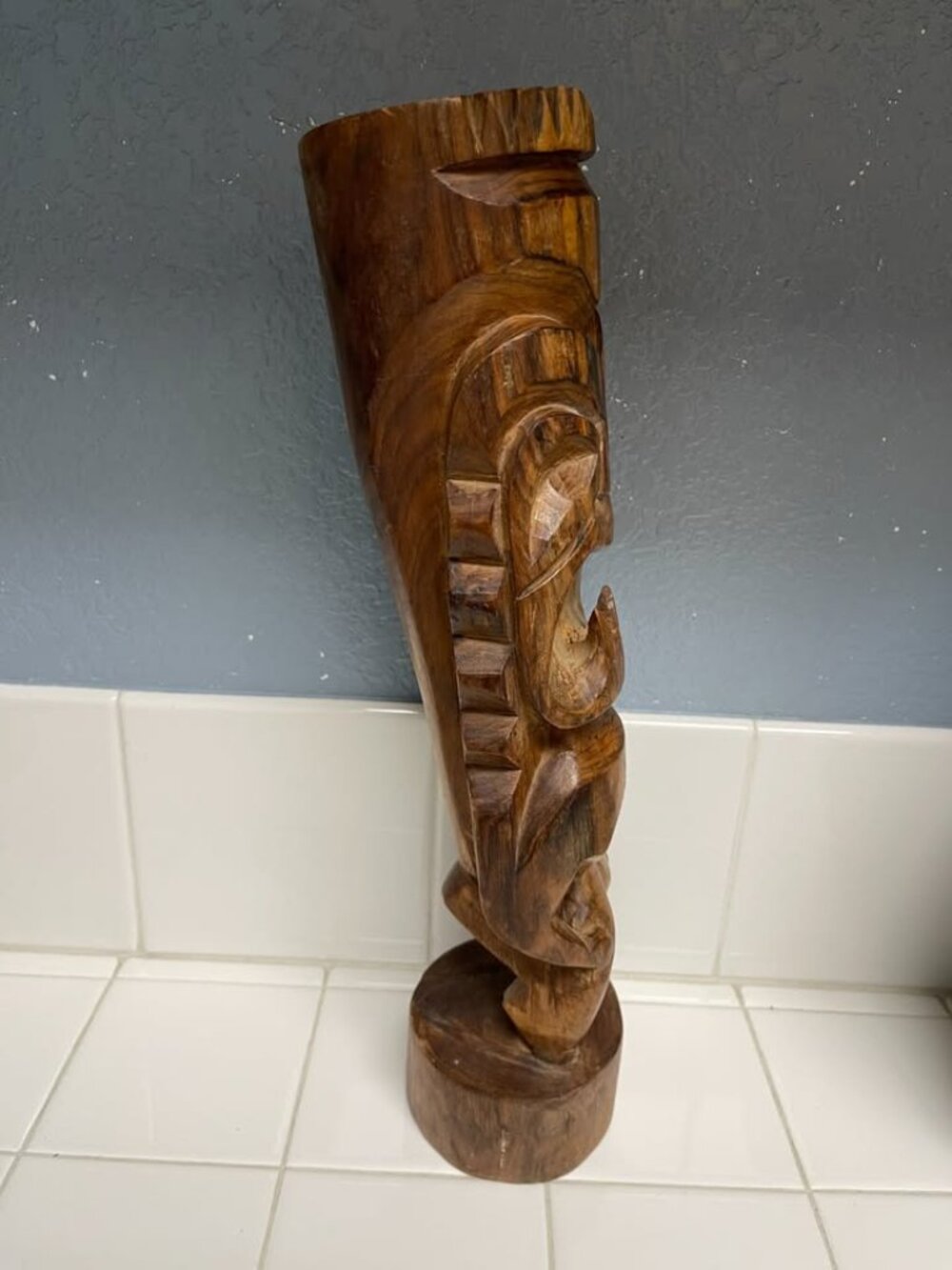 wooden tiki/totem - Picture 5 of 8